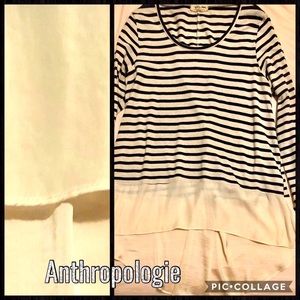 Anthro Blue&Cream hi/low top